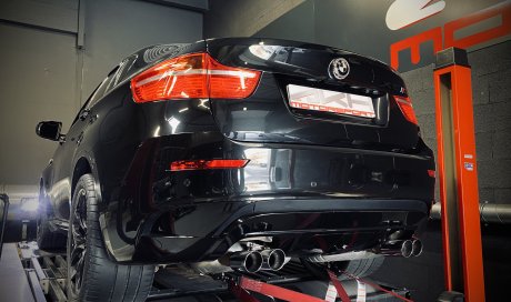 Augmenter la puissance du moteur d'un BMW X6M V8 4.4 Biturbo à Lyon