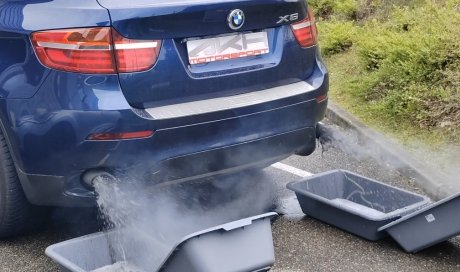 Garage pour nettoyer le FAP sur un BMW X6 à Lyon